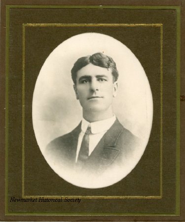Framed photographic portrait of Reginald Stallard from the Newmarket Historical Society collection